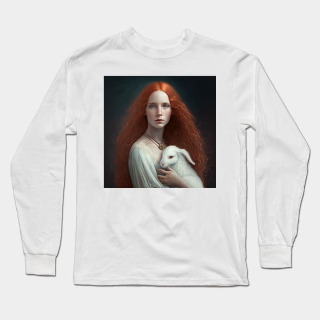 Ostara #002 Long Sleeve T-Shirt by thewandswant